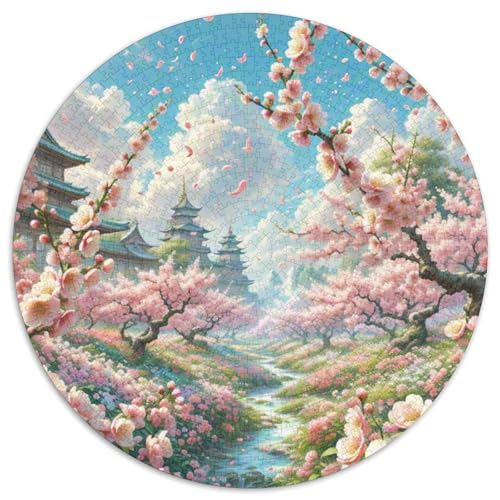 Plum Blossom Puzzle 1000 Teile Schwer Puzzle Spielzeug Pädagogisches Spiel Impossible Plant Herausforderung Spielzeug Für Erwachsene Und Kinder in Bewährter 1000pcs (67.5x67.5cm) von QZESHAN