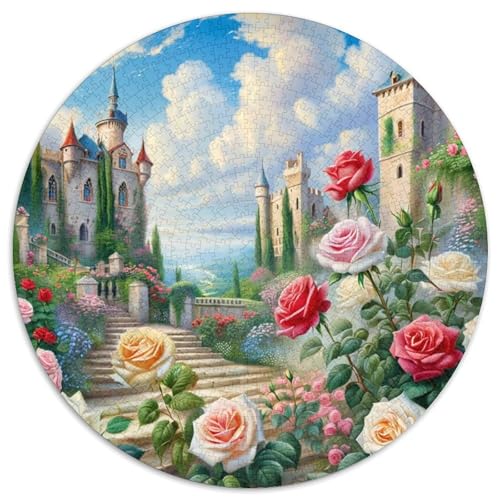 Rose Puzzle 1000 Teile Schwer Puzzle Spielzeug Pädagogisches Spiel Impossible Plant Herausforderung Spielzeug Für Erwachsene Und Kinder Ab 12 Jahren 1000pcs (67.5x67.5cm) von QZESHAN