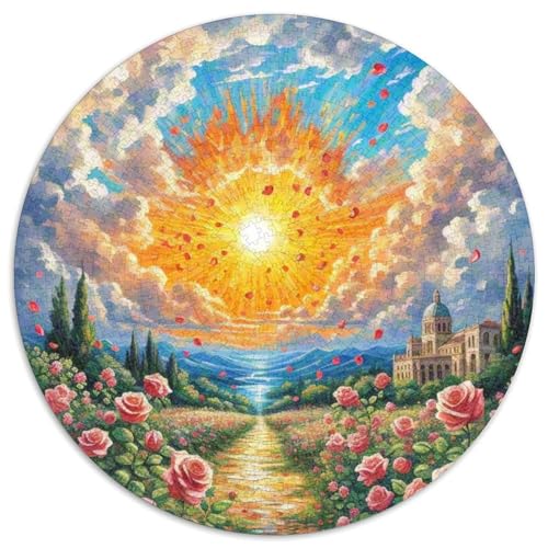Rose Puzzle 1000 Teile Schwer Puzzle Spielzeug Pädagogisches Spiel Impossible Plant Herausforderung Spielzeug Für Erwachsene Und Kinder Ab 12 Jahren 1000pcs (67.5x67.5cm) von QZESHAN