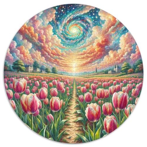 Tulip Puzzles 1000 Teile Schwer Puzzle Spielzeug Pädagogisches Spiel Impossible Plant Herausforderungsspielzeug Für Erwachsene Und Kinder Ab 14 Jahren 1000pcs (67.5x67.5cm) von QZESHAN