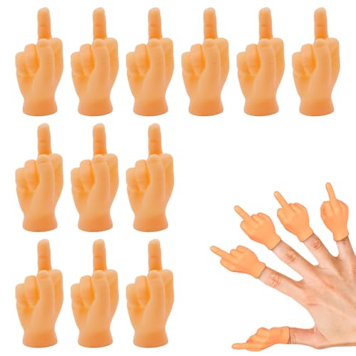 QZKJQDD 15 Stück Tiny Hands Mittelfinger Puppets, Mini Hände Mittelfinger Tiny Hands, Streichspielzeug, Interaktives Haustierspielzeug, Geeignet für Geburtstage, Zauberei, Haustiere, Spielpartys QZKJQDD 15 Stück Tiny Hands Mittelfinger Puppets, Mini Hände Mittelfinger Tiny Hands, Streichspielzeug, Interaktives Haustierspielzeug, Geeignet für Geburtstage, Zauberei, Haustiere, Spielpartys von QZKJQDD