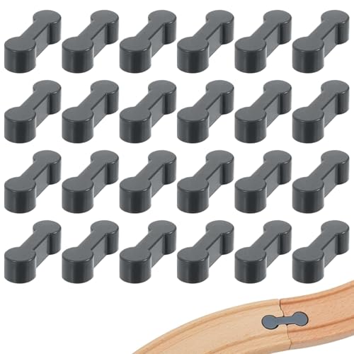 QZKJQDD 24 Stück Holzschienen Adapter Verbinder, Holzeisenbahn Schienen, Wiederverwendbare Gleisverbinder, Universelle Eisenbahnverbinder aus Holz für Spielzeugeisenbahnen, Geburtstagsfeiern QZKJQDD 24 Stück Holzschienen Adapter Verbinder, Holzeisenbahn Schienen, Wiederverwendbare Gleisverbinder, Universelle Eisenbahnverbinder aus Holz für Spielzeugeisenbahnen, Geburtstagsfeiern von QZKJQDD