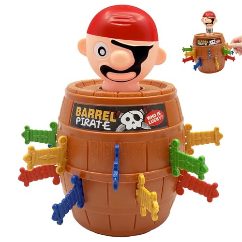 Qaestuan Pop Up Spiel, Kinderspiel Pop Up Pirate, Piraten Eimer Spielzeug, Familie Vorschulkinder Spiel, Verfeinerung der Geschicklichkeit Ihres Kindes, für Gesellschaftsspiele ab 3 Jahre Qaestuan Pop Up Spiel, Kinderspiel Pop Up Pirate, Piraten Eimer Spielzeug, Familie Vorschulkinder Spiel, Verfeinerung der Geschicklichkeit Ihres Kindes, für Gesellschaftsspiele ab 3 Jahre von Qaestuan