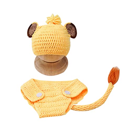 Qaonsciug Babyfotografie Kostüm Löwen Ohrhut & Briefs Für Neugeborene Foto Kleidung Haut Freundlich Qaonsciug Babyfotografie Kostüm Löwen Ohrhut & Briefs Für Neugeborene Foto Kleidung Haut Freundlich von Qaonsciug