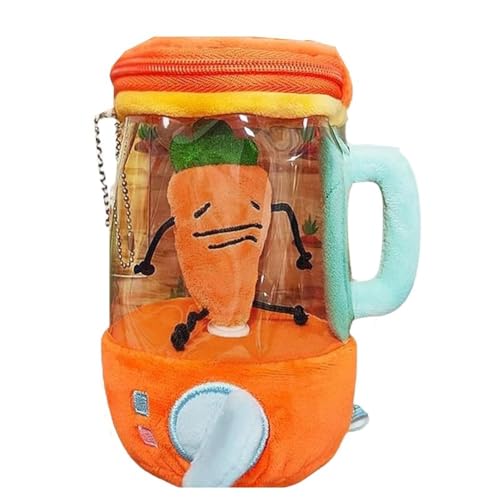 Qarmijaer Plüsch-Zitruspresse für,Plüsch-Zitruspresse für,Plüsch-Mixer für 6 Zoll, lustiges rotierendes Plüschtier mit Kordelzug, drehbar von Qarmijaer