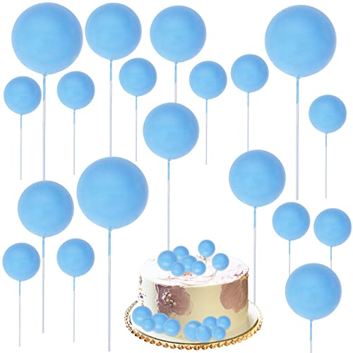 30 Stück Tortendeko Kugeln,Schaumstoffkugeln Torte Blau Ball Kuchen topper Happy Birthday-Torte Mädchen,Mini Kugeln Torte DIY Kuchen Topper für Geburtstag Babyshower Hochzeitstorte Dekor 30 Stück Tortendeko Kugeln,Schaumstoffkugeln Torte Blau Ball Kuchen topper Happy Birthday-Torte Mädchen,Mini Kugeln Torte DIY Kuchen Topper für Geburtstag Babyshower Hochzeitstorte Dekor von Qaziuy