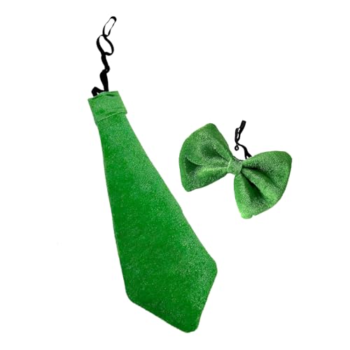 St. Patrick's Day Accessoires, Irische St. Patrick's Day Krawatte Grüne Lucky Shamrock Fliege St. Patricks Day Party Favor Paraden Cosplay Kostüm Zubehör St. Patrick's Day Accessoires, Irische St. Patrick's Day Krawatte Grüne Lucky Shamrock Fliege St. Patricks Day Party Favor Paraden Cosplay Kostüm Zubehör von Qaziuy