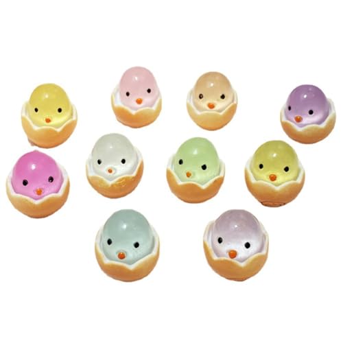 Qbkohphifm 100 Stück Leuchtende Mini-Küken, Leuchtende Mini-Küken Aus Kunstharz, Miniaturfiguren, Leuchtende Miniatur-Kükenfiguren, Kleine Küken Qbkohphifm 100 Stück Leuchtende Mini-Küken, Leuchtende Mini-Küken Aus Kunstharz, Miniaturfiguren, Leuchtende Miniatur-Kükenfiguren, Kleine Küken von Qbkohphifm