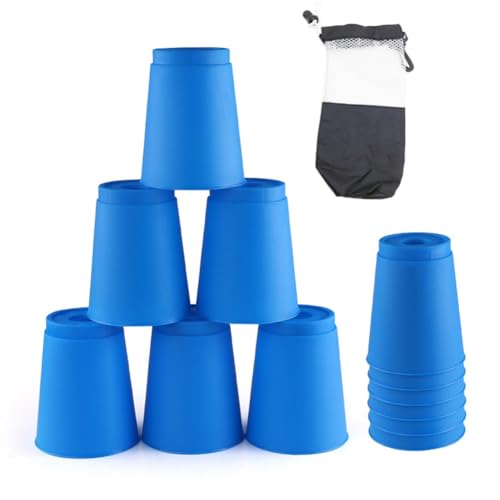 Qbkohphifm 12-Teiliges Schnellstapelbecher-Set für Kinder, Mini-Geschwindigkeitstrainingsspiel, Lustiges Stapelbecher-Schnellspiel für und Mädchen Qbkohphifm 12-Teiliges Schnellstapelbecher-Set für Kinder, Mini-Geschwindigkeitstrainingsspiel, Lustiges Stapelbecher-Schnellspiel für und Mädchen von Qbkohphifm
