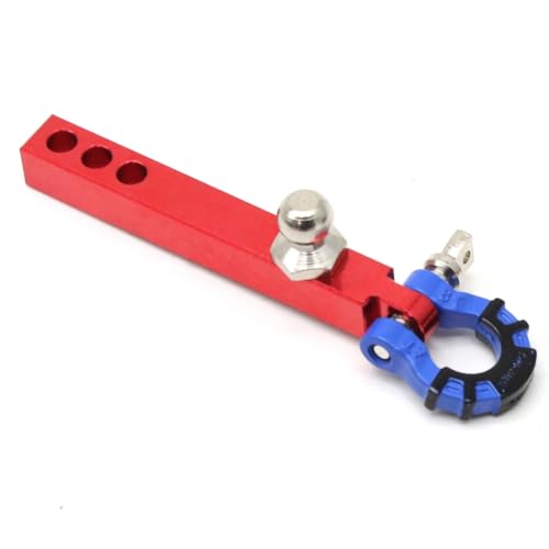 Qbkohphifm Anhängerkupplung Aus Metall für 1/10 RC Crawler TRX4-6 Axial SCX10 90046 Redcat Upgrade-Teile, Rot + Blau Qbkohphifm Anhängerkupplung Aus Metall für 1/10 RC Crawler TRX4-6 Axial SCX10 90046 Redcat Upgrade-Teile, Rot + Blau von Qbkohphifm