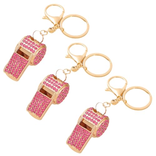 Qbkohphifm Rose Rot Exquisite Schiedsrichter Pfeife Schlüsselanhänger mit Diamantbesatz Metallpfeife Schlüsselanhänger Anhänger Qbkohphifm Rose Rot Exquisite Schiedsrichter Pfeife Schlüsselanhänger mit Diamantbesatz Metallpfeife Schlüsselanhänger Anhänger von Qbkohphifm