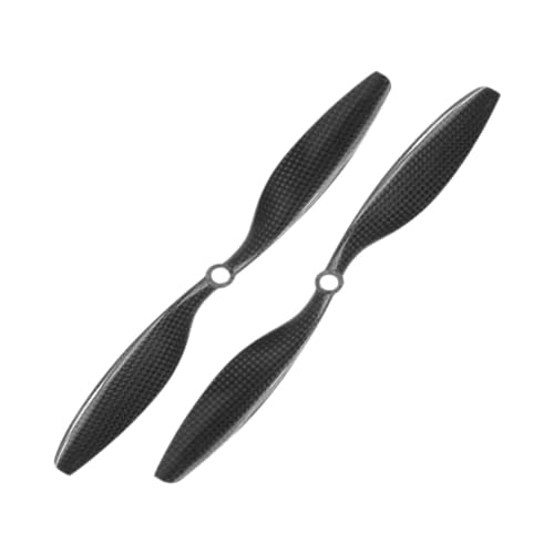 Qbkohphifm Schwarzer 10x4,5 1045 Kohlefaser-Spiralpropeller mit Vorwärts- und Rückwärtsgang, Zweiblattpropeller für Multikopter Qbkohphifm Schwarzer 10x4,5 1045 Kohlefaser-Spiralpropeller mit Vorwärts- und Rückwärtsgang, Zweiblattpropeller für Multikopter von Qbkohphifm
