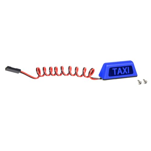 Qbkohphifm Taxi Autodachleuchte Universal für RC-Car 1/10 RV 1/8 Kletterfahrzeug Geländewagen DIY Retrofit RC Car R160 Blau Qbkohphifm Taxi Autodachleuchte Universal für RC-Car 1/10 RV 1/8 Kletterfahrzeug Geländewagen DIY Retrofit RC Car R160 Blau von Qbkohphifm