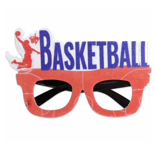 Basketball Brille Lustige Dekorative Brille Themenrahmen Geburtstagsfeier Zubehör Thema Basketball Basketball Brille Lustige Dekorative Brille Themenrahmen Geburtstagsfeier Zubehör Thema Basketball von Qcbuegof