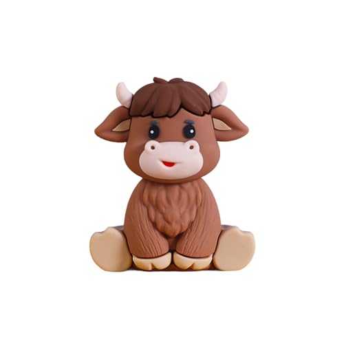 Bauernhoftier-Kuchenfigur mit Lamm, Ponie, Huhn, Ente für Kindergeburtstag, Kuchendekoration, handgefertigte Kuchendekorationen von Qcbuegof