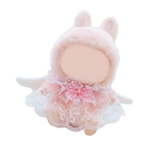 Bowknot Spitzenkleid Puppe Schal Flügel Kostüm für 17 cm Puppenkleidung Anpassung Figur Puppe Display Outfit von Qcbuegof
