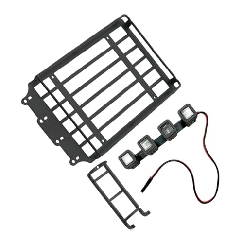 Fernbedienung Car Gepäckträger Dachregal Und Mit Leiter Drahtlos Kontrollierter Crawler Dekoration Für 1/18 Offroads Auto Fernbedienung Car Decoration von Qcbuegof