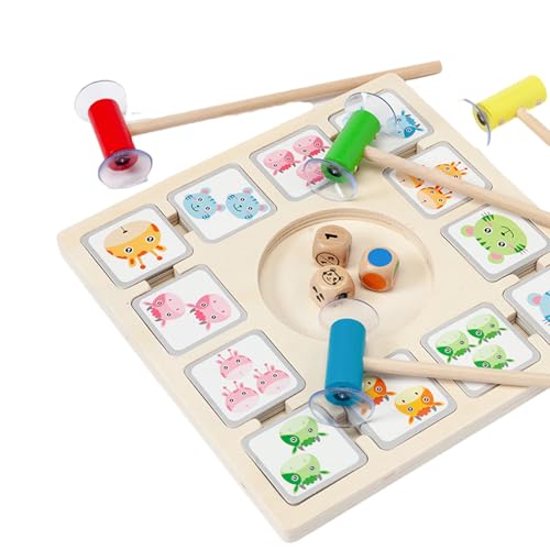 Holzbrettspiel Für Kinder Matchings Spaß Mit 96 Card 3 Dices 4 Saugstangen Für 4 6 Lehrwerkzeuge von Qcbuegof