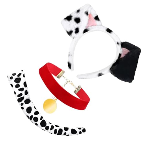 Qcbuegof 3pcs Halloween Hund Dress Up Kostüm Set Kinderkostümzubehör Für Kinder Erwachsene Cosplay Geburtstag Halloween Hundekleidung von Qcbuegof