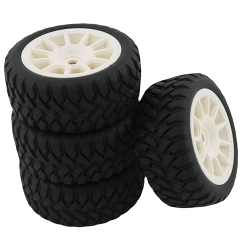 Qcbuegof 4pcs 70 Mm Reifen Für SY1201 SY1202 Hochgeschwindigkeitsrad Teile Fernbedienung Auto 70 Mm Gummi Reifen Rad Reifen Ersatz Fernbedienungsauto Teil von Qcbuegof