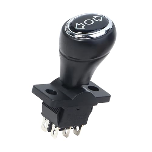 Qcbuegof 6Pin Kunststoff Zahnradsteuerungsschalter Für Kinderwagen 3 Geschwindigkeitsauswahl Doppel Sicherheitsreset Auto Positioning Kids Electric Car Gear Getriebeschalter Schalter von Qcbuegof