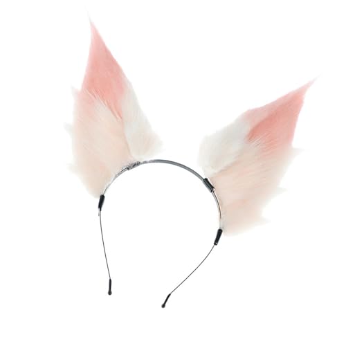 Qcbuegof Anime-Haarband für Party, japanisches Tierohr-Haarreif, Teenager, Halloween, Mottoparty, Haarband, Maskeraden, Kostüm-Zubehör, Tierohr-Kopfschmuck von Qcbuegof