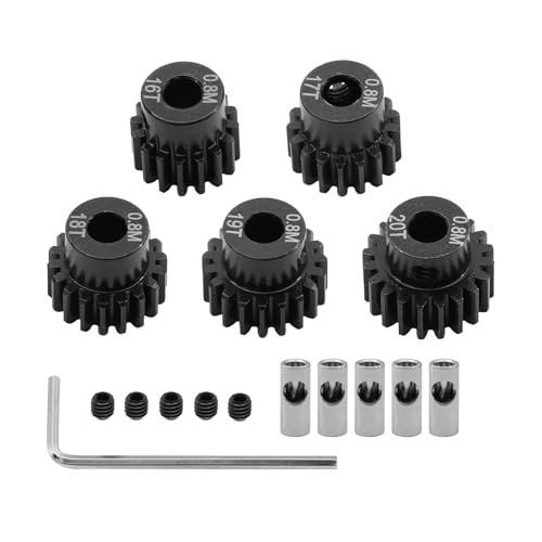 Qcbuegof Bessere Leistungen Stahl Zahnräder Für Fernbedienungsstecker Klettermodelle Handgestellte Stahlgetriebe Sporn Gear Adapter von Qcbuegof
