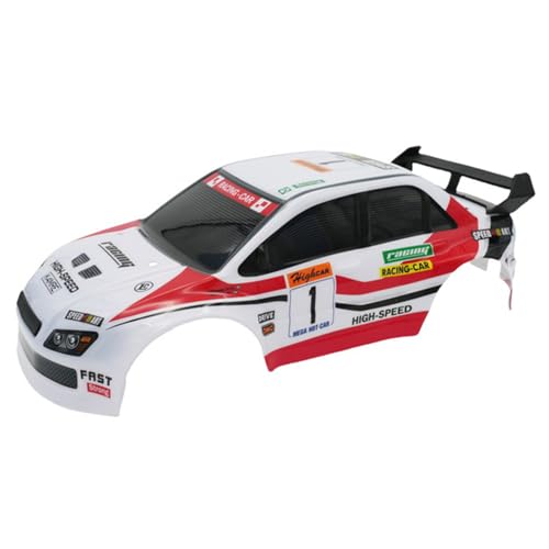 Qcbuegof Fernbedienungskörperschale Für 1/12 Skala Rennfahrer Drift Fernbedienungsauto Ersatz Für SY1201 SY1202 Autozubehör Fernbedienung Autosschale von Qcbuegof