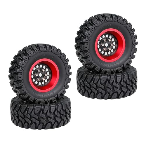 Qcbuegof Fernbedienungsmodell Gummi Radreifen Für Autospielzeug Crawler Kollektion Kits Für Crawler Reifen Spielzeugzubehör Beadlock von Qcbuegof