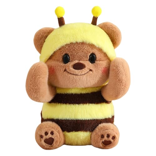 Qcbuegof Fun Bear Dolls Butter Gefülltes Spielzeug Umarmt Puppen Baumwolle Gefülltes Einsamkeit Komfort Spielzeug Für Mädchen Kleinkinder Kinderzimmer Ausgestopfte Tiere Für Teenager von Qcbuegof