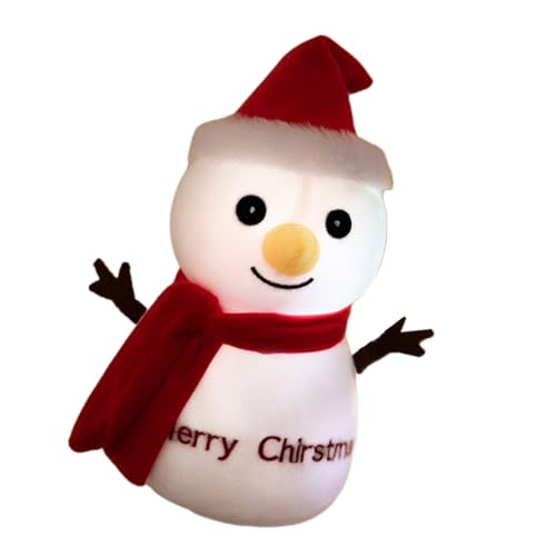Qcbuegof LED Plüschpuppen Vater Weihnachtsspielzeug Figur Puppen Für Hauskamine Dekoration Festival Ornament Mit Musik Und Hellem Plüsch Weihnachtsschmuck von Qcbuegof