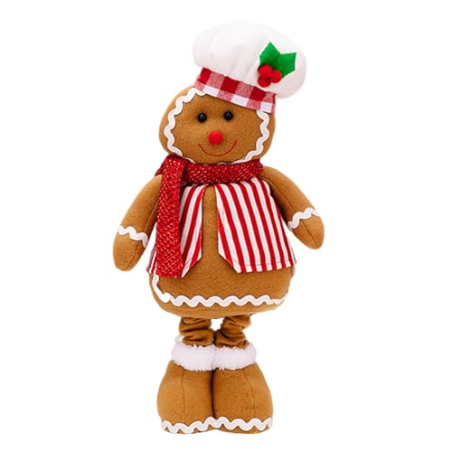 Qcbuegof Lebkuchen Figuren Dehnbare Puppen Erweiterbare Kekse Cookie Man Spielzeug Figur Accessoire Home Celebration Dekoration Backbegeisterter Accessoire von Qcbuegof