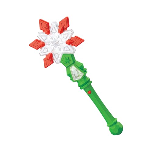 Qcbuegof Mehrzweck LED Leuchte Schneeflocken Zauberstab Spielzeug Für Kinder Musical Weihnachtsschmuck Für Kinder Robuste Kunstplastikmaterialien Weihnachtsfeier Spielzeug Spielzeug von Qcbuegof