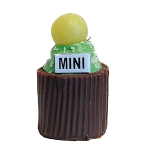 Qcbuegof Mehrzweck Miniatur Schokoladen Cupcake Tassen Tragbar Für Puppenhäuserzubehör Für Kinder Und Erwachsene Puppenhäuser Miniaturcupcake von Qcbuegof