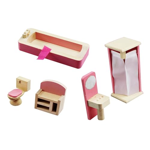 Qcbuegof Miniaturmöbelmodell Zubehör Rollenspiel Möbel Für Wohnzimmer/Küche/Esszimmer Puppen Haus Miniatur Holzmöbel Qcbuegof Miniaturmöbelmodell Zubehör Rollenspiel Möbel Für Wohnzimmer/Küche/Esszimmer Puppen Haus Miniatur Holzmöbel von Qcbuegof