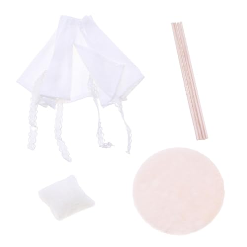 Qcbuegof Mode Kleine Dollhouses Zelt Für Outdoor Adventures Rolle Spielen Robuste Stoff Kann Mit Farben Accessoire Miniatur Camping Zelt Angepasst Werden von Qcbuegof