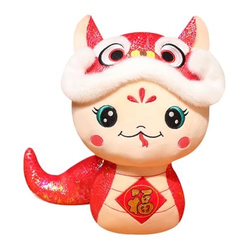 Qcbuegof Neujahr Ornamente Zodiacs Schlange Plüschspielzeug Gefülltes Tiere Plüsch Spielzeug Plüsch Puppetslovely Plushie Geschenke Kinder Kleinkind Zodiacs Schlangengefüllte Tiere Plüschspielzeug von Qcbuegof