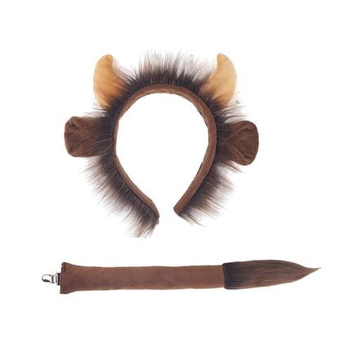 Qcbuegof Niedliche Tierohr Stirnbänder Haar Hoop Themen Party Requisiten Für Kinder Erwachsene Halloween Dekore Rollenspiel Party Requisiten Kinder Lustige Dress Up Requisiten von Qcbuegof