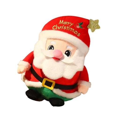 Qcbuegof Weihnachten Santa Plüsch Figur Puppen Gefüllt Kissen Weich von Qcbuegof