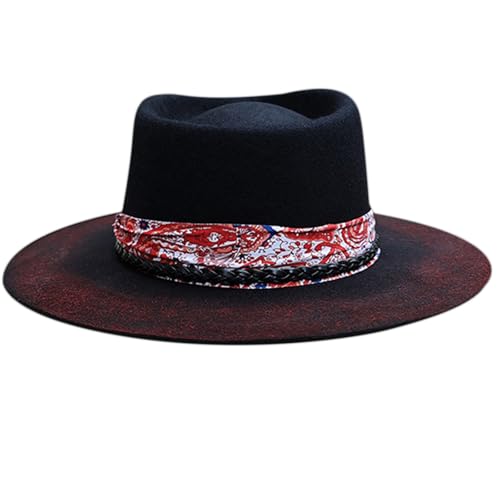 Qcbuegof Wollhut Fashion Decorative Kostüm Carnivals Warm Bequemer Für Reisen Und Lässige Kleidung Weicher Zartes von Qcbuegof