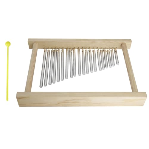 Reisefreundliches Musikspiel mit 20 harmonisierten Pfeifen, Schlaginstrument, geeignet für reisende Künstler und Pädagogen, Aluminiumlegierung, Wind-Percussion von Qcbuegof