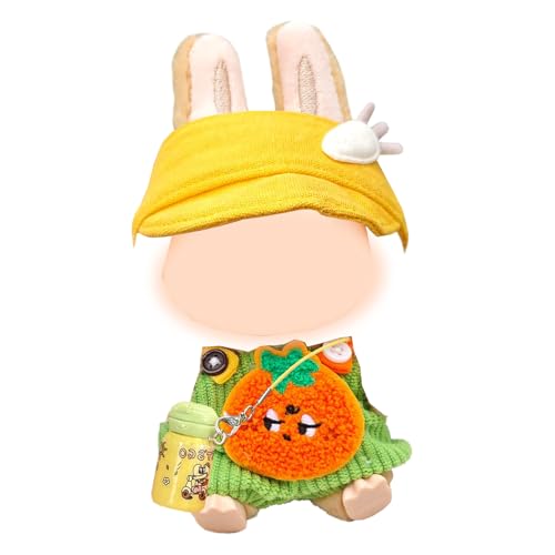 Niedliche Puppenkleidung, 3-teiliges Set mit Orange Pullover, Hut Und Mini-Wasserflasche, Ideal für Sammeln und DIY-Projekte, Puppenzubehör Geschenke Niedliche Puppenkleidung, 3-teiliges Set mit Orange Pullover, Hut Und Mini-Wasserflasche, Ideal für Sammeln und DIY-Projekte, Puppenzubehör Geschenke von QckZee