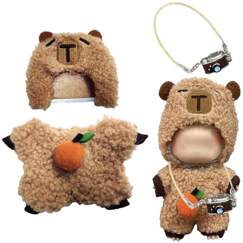 Puppe Kleidung, Kleidung für Puppe, Plüsch Puppenkleidung, Kleidung für 17 cm Puppe, Geschenke für Mädchen von QckZee