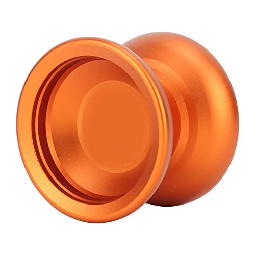 Qcwwy Alloy Unresponsive Yoyo, Alloy Yoyo Ball Stabil Rotierend für den Täglichen Gebrauch für Fortgeschrittene Spieler (Orange) von Qcwwy