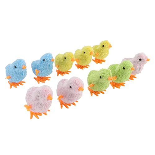 Qcwwy 10er Pack Hüpfspielzeug Zum Aufziehen, Neuheit Springendes Huhn Plüschküken Buntes Gefülltes Küken Hüpfendes Aufziehspielzeug Kinderspielzeug Plüsch Uhrwerkhuhn für Katzen Kätzchen Kleinkinder Qcwwy 10er Pack Hüpfspielzeug Zum Aufziehen, Neuheit Springendes Huhn Plüschküken Buntes Gefülltes Küken Hüpfendes Aufziehspielzeug Kinderspielzeug Plüsch Uhrwerkhuhn für Katzen Kätzchen Kleinkinder von Qcwwy