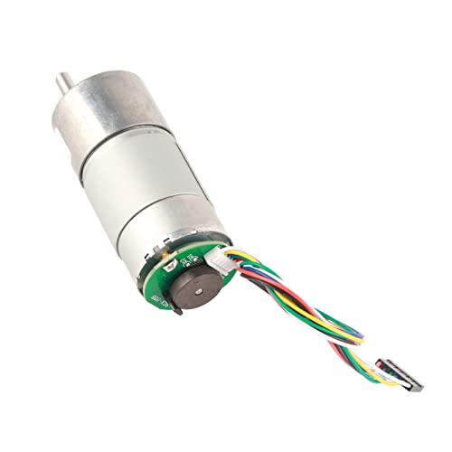 Qcwwy 12-V-Encoder-Zahnradmotor für Intelligente Geräte und Monitore, Langlebige Allmetallkonstruktion, 10 Bis 1500 U/Min-Geschwindigkeit, Geeignet für Türschlösser und Grillmaschinen (12 V, Qcwwy 12-V-Encoder-Zahnradmotor für Intelligente Geräte und Monitore, Langlebige Allmetallkonstruktion, 10 Bis 1500 U/Min-Geschwindigkeit, Geeignet für Türschlösser und Grillmaschinen (12 V, von Qcwwy