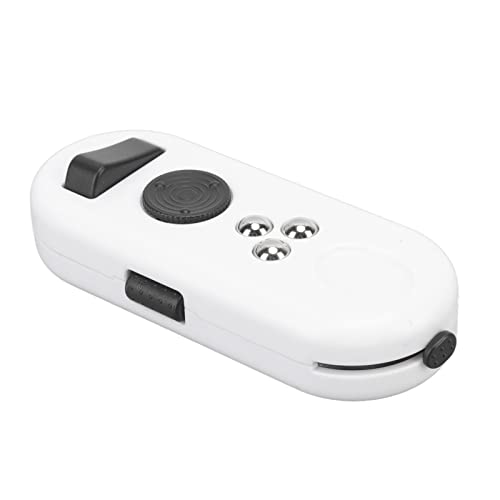 Qcwwy 13 in 1 Fidget Toy Controller Pad, Tragbares Entspannungsstress -Sensorikspielzeug mit Zahnradknöpfen Rollen Zum Entfernen von Angststress Langweilig (5 Weiß und Schwarz) von Qcwwy