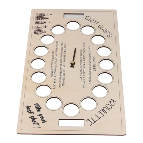 Qcwwy 45 cm Hölzernen Rotierenden Erwachsenen Trinken Spieltisch mit Boxholz Material Ideal für Partyabende mit Freunden Urlaubsfeier Bar Spiele Qcwwy 45 cm Hölzernen Rotierenden Erwachsenen Trinken Spieltisch mit Boxholz Material Ideal für Partyabende mit Freunden Urlaubsfeier Bar Spiele von Qcwwy