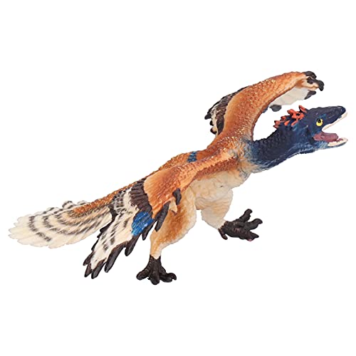 Qcwwy Ausgeglichenes Archaeopterteres Modell von Dinosauriern, Kreativ Realistisches Bildungsmodell Dinosaurier von Qcwwy