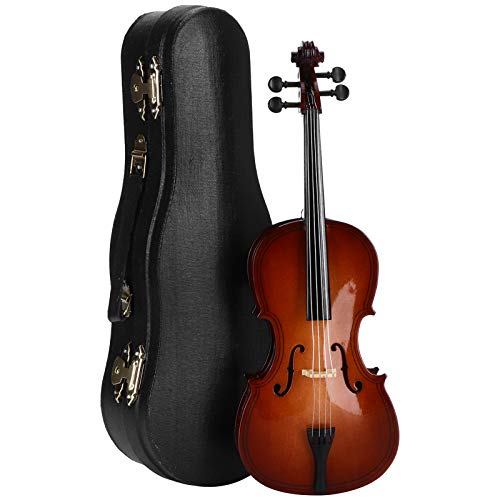 Qcwwy Dekoration des Holzzellmodells, Empfindliche Dekoration mit Accessoires für Musiker 20,3 cm/8 Zoll Qcwwy Dekoration des Holzzellmodells, Empfindliche Dekoration mit Accessoires für Musiker 20,3 cm/8 Zoll von Qcwwy